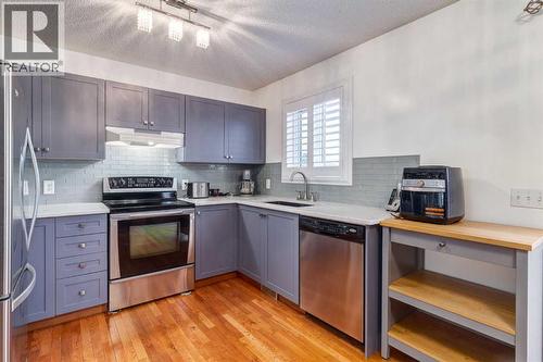 5248 Martin Crossing Drive Ne, Calgary, AB - Indoor Photo Showing Kitchen With Stainless Steel Kitchen