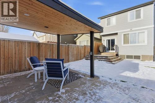 105 Chaparral Valley Crescent Se, Calgary, AB - Outdoor With Deck Patio Veranda With Exterior