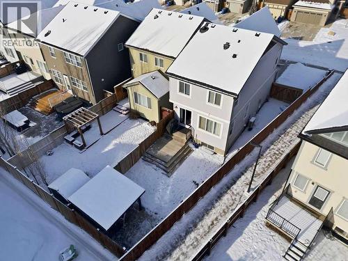 Walking path offering space and privacy - 105 Chaparral Valley Crescent Se, Calgary, AB - Outdoor With Deck Patio Veranda