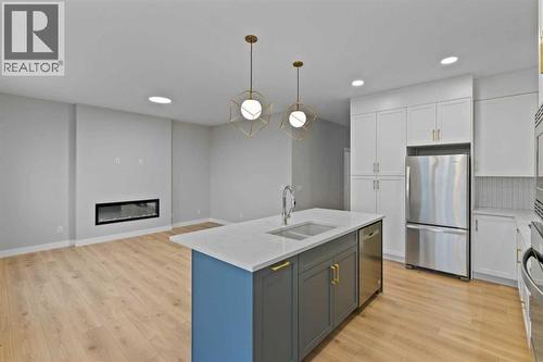 151 Belvedere Crescent Se, Calgary, AB - Indoor Photo Showing Kitchen