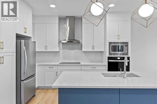 151 Belvedere Crescent Se, Calgary, AB - Indoor Photo Showing Kitchen With Upgraded Kitchen