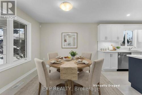 Virtually staged - 8329 Atack Court, Niagara Falls (Ascot), ON - Indoor Photo Showing Dining Room