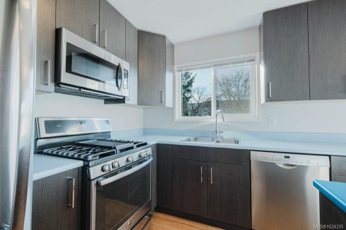 841 Old Esquimalt Rd, Esquimalt, BC - Indoor Photo Showing Kitchen With Double Sink