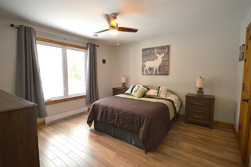 Chambre à coucher principale - 153 Ch. Roy, Amherst, QC - Indoor Photo Showing Bedroom