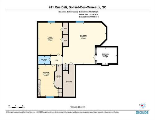Plan (croquis) - 241 Rue Dali, Dollard-Des-Ormeaux, QC - Other