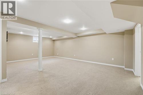 Basement open recreation space - 84 Chatterson Drive, Ancaster, ON - Indoor Photo Showing Basement