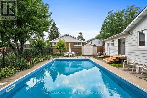 968 Walkley Road, Ottawa, ON - Outdoor With In Ground Pool With Backyard