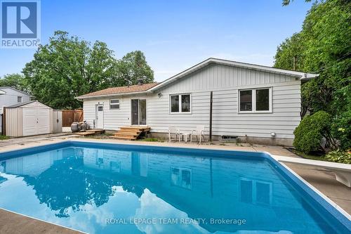 968 Walkley Road, Ottawa, ON - Outdoor With In Ground Pool With Backyard
