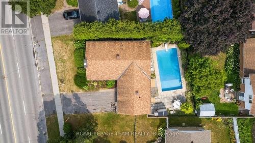968 Walkley Road, Ottawa, ON - Outdoor With In Ground Pool With View