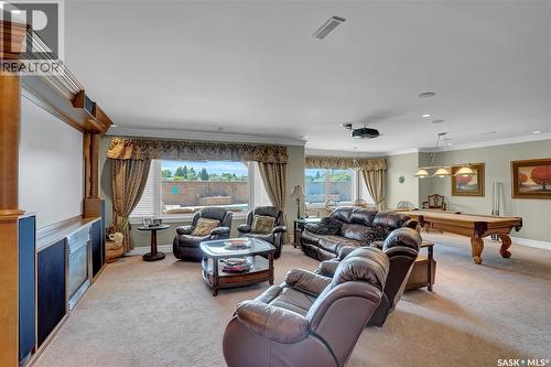 1453 Normandy Drive, Moose Jaw, SK - Indoor Photo Showing Other Room With Fireplace