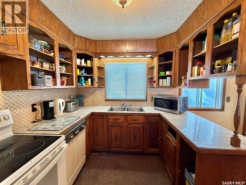 639 Mcintosh Street, Regina, SK - Indoor Photo Showing Kitchen With Double Sink