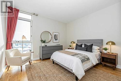Photo Virtually Staged - 702 - 1227 Wellington Street W, Ottawa, ON - Indoor Photo Showing Bedroom