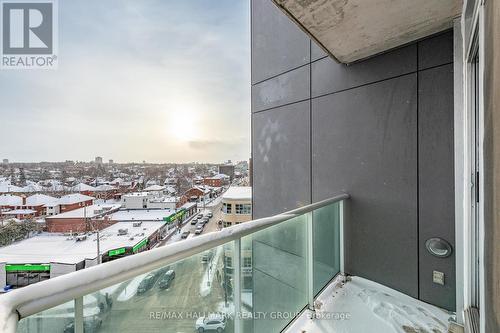 702 - 1227 Wellington Street W, Ottawa, ON - Outdoor With Balcony With Exterior