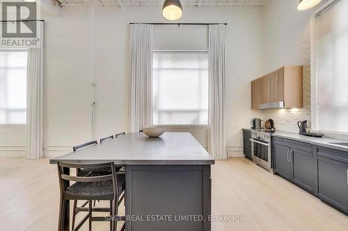 102A - 245 Carlaw Avenue, Toronto, ON - Indoor Photo Showing Kitchen