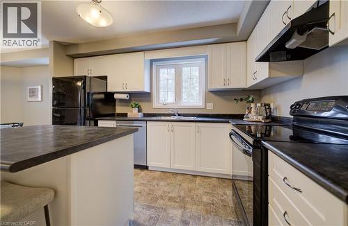 931 Glasgow Street Unit# 2B, Kitchener, ON - Indoor Photo Showing Kitchen With Double Sink