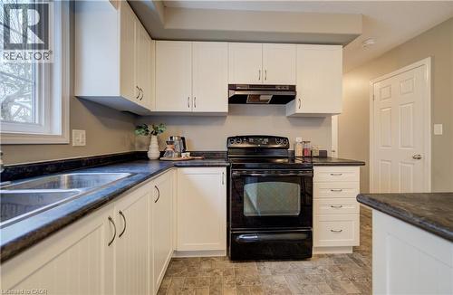 931 Glasgow Street Unit# 2B, Kitchener, ON - Indoor Photo Showing Kitchen With Double Sink