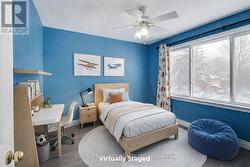 virtually staged bedroom - 