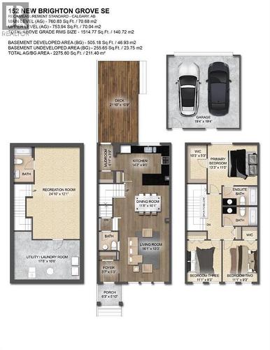 152 New Brighton Grove Se, Calgary, AB - Other