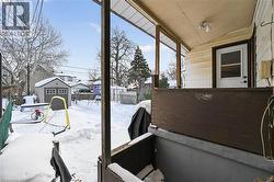 Rear entrance porch - 