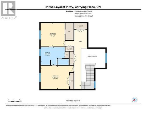 Second Floor Plans - 21564 Loyalist Parkway, Prince Edward County (Ameliasburg Ward), ON - Other