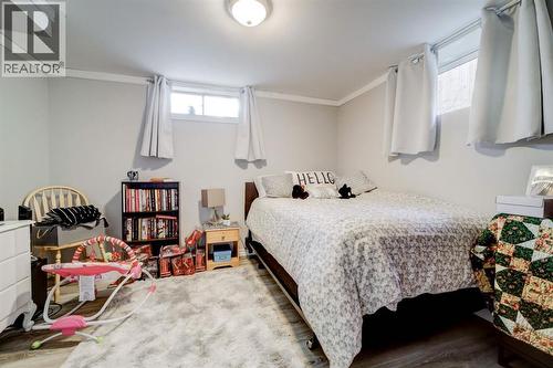 Basement Bedroom - 1510 12 Avenue N, Lethbridge, AB - Indoor Photo Showing Bedroom