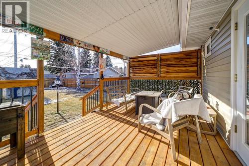 Back Covered Deck - 1510 12 Avenue N, Lethbridge, AB - Outdoor With Deck Patio Veranda With Exterior