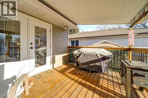 Back Covered Deck - 1510 12 Avenue N, Lethbridge, AB - Outdoor With Deck Patio Veranda With Exterior