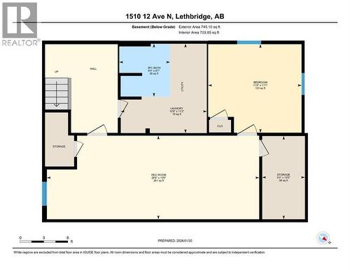 Basement - 1510 12 Avenue N, Lethbridge, AB - Other