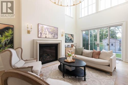 166 Dalhousie Avenue, St. Catharines (Port Dalhousie), ON - Indoor Photo Showing Living Room With Fireplace