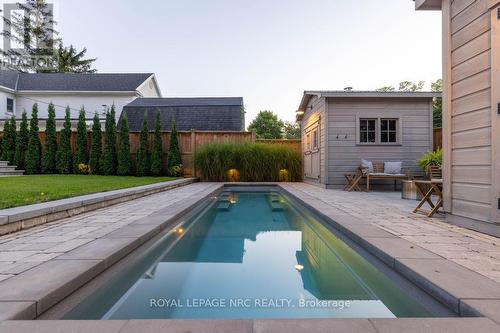 166 Dalhousie Avenue, St. Catharines (Port Dalhousie), ON - Outdoor With In Ground Pool With Deck Patio Veranda