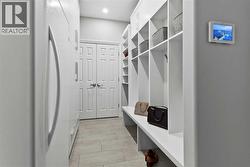 Impressive doube cupboard and built-in cubbies - 