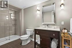 Stunning 3 pce bath lower level - 