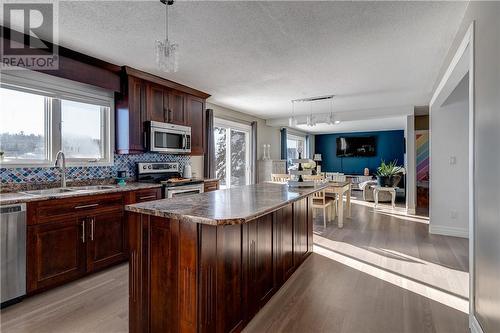 18 St Jean, Hagar, ON - Indoor Photo Showing Kitchen With Double Sink