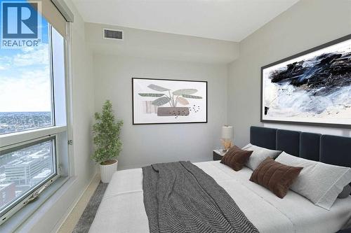 2804, 1320 1 Street Se, Calgary, AB - Indoor Photo Showing Bedroom