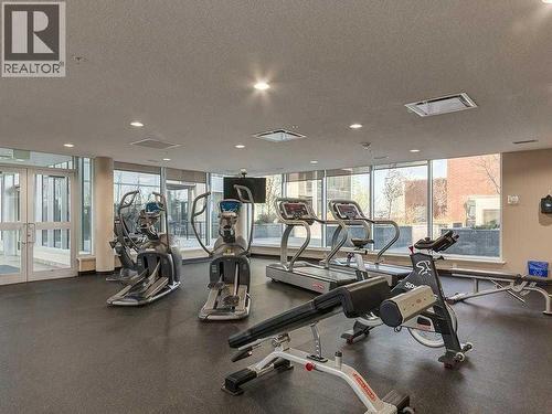 2804, 1320 1 Street Se, Calgary, AB - Indoor Photo Showing Gym Room