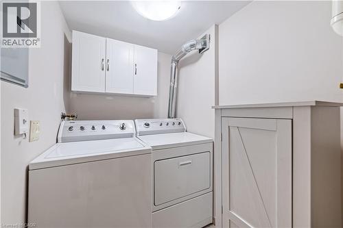 Convenient in suite laundry - 216 Plains Road W Unit# B403, Burlington, ON - Indoor Photo Showing Laundry Room