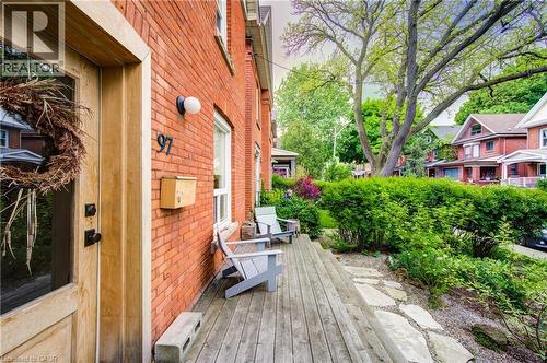 97 Gladstone Avenue, Hamilton, ON - Outdoor With Deck Patio Veranda