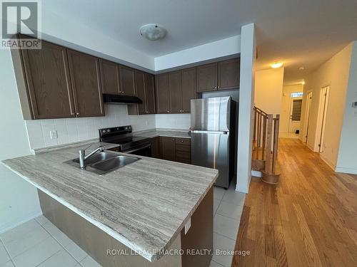 106 Selection Heights, Thorold, ON - Indoor Photo Showing Kitchen With Double Sink