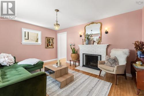 332 Portland Street, Dartmouth, NS - Indoor Photo Showing Living Room With Fireplace