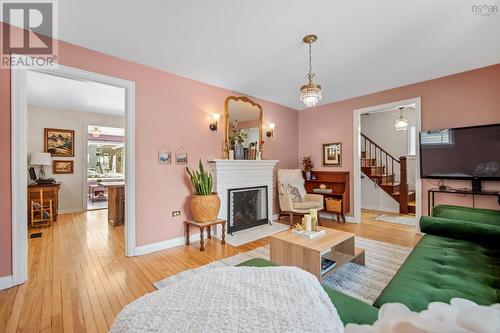 332 Portland Street, Dartmouth, NS - Indoor Photo Showing Living Room With Fireplace