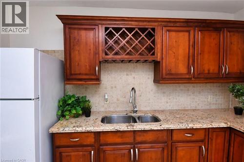 265 Hunter Street W, Hamilton, ON - Indoor Photo Showing Kitchen With Double Sink