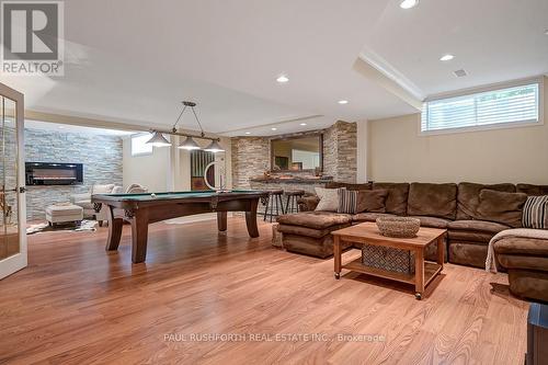 Basement-Rec Room - 3 Fanterra Way, Ottawa, ON - Indoor Photo Showing Living Room With Fireplace