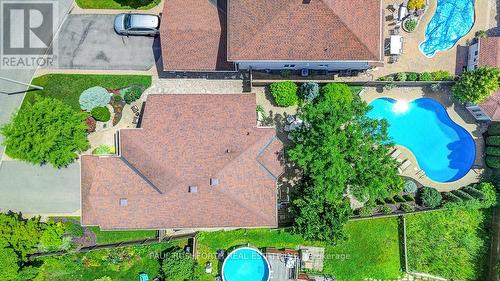 Overhead Property View - 3 Fanterra Way, Ottawa, ON - Outdoor With In Ground Pool