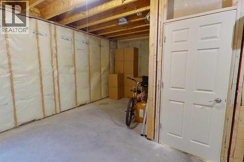 Unfinished basement - 408, 150 Vanier Drive, Red Deer, AB - Indoor Photo Showing Basement