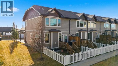 North side of end unit - 408, 150 Vanier Drive, Red Deer, AB - Outdoor