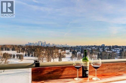 Unparalleled views of downtown and Shaganappi golf course - 602, 99 Spruce Place Sw, Calgary, AB - Outdoor With View