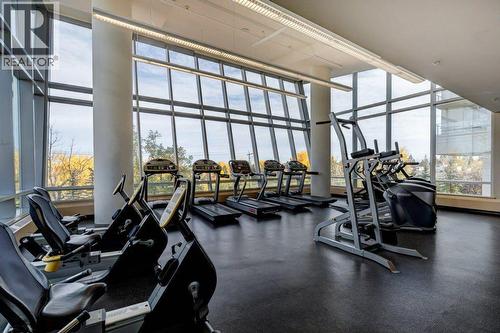 602, 99 Spruce Place Sw, Calgary, AB - Indoor Photo Showing Gym Room