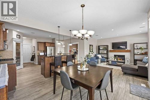 202 Royal Oak Heath Nw, Calgary, AB - Indoor With Fireplace