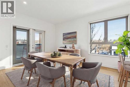 205, 116 7A Street Ne, Calgary, AB - Indoor Photo Showing Dining Room