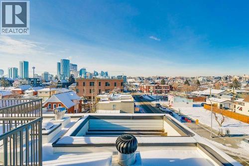 Rooftop patio - 205, 116 7A Street Ne, Calgary, AB - Outdoor With View